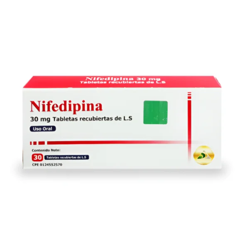 NIFEDIPINA 30MG L.P TAB X 30 (DAC 55)